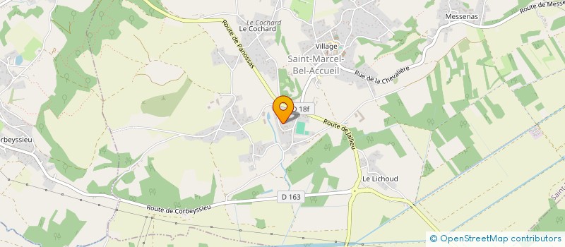 localisation de l'entreprise MONSIEUR BENJAMIN DUMAS-COMBE  SAINT-MARCEL-BEL-ACCUEIL