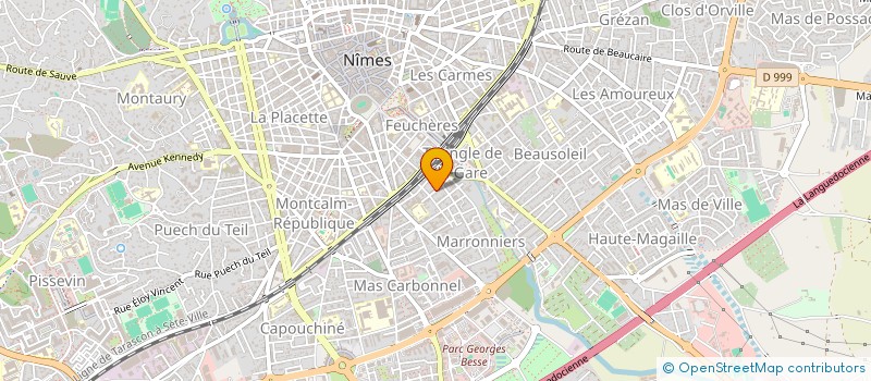 localisation de l'entreprise MONSIEUR BENJAMIN DUMOND  NIMES