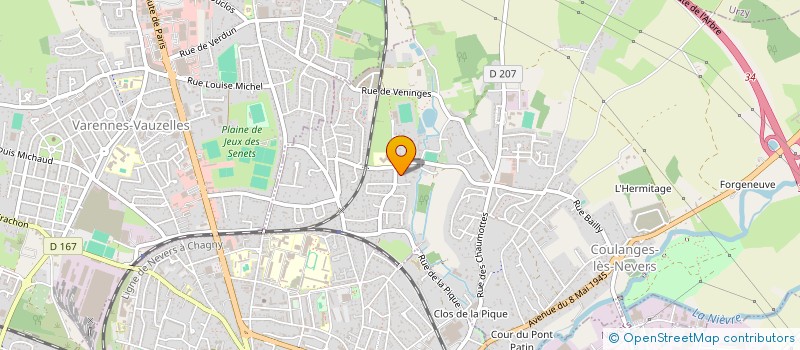 localisation de l'entreprise MONSIEUR BENJAMIN DUMONT  COULANGES-LES-NEVERS