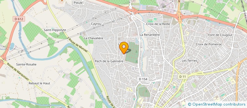 localisation de l'entreprise MONSIEUR BENJAMIN DUMONTET à BEZIERS