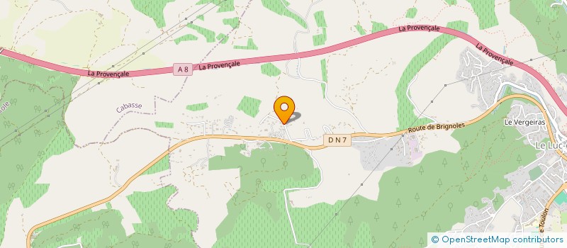 localisation de l'entreprise MONSIEUR BENJAMIN DUMORTIER  LE LUC