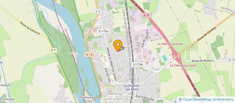localisation de l'entreprise MONSIEUR BENJAMIN DUPLAN à LA CHARITE-SUR-LOIRE