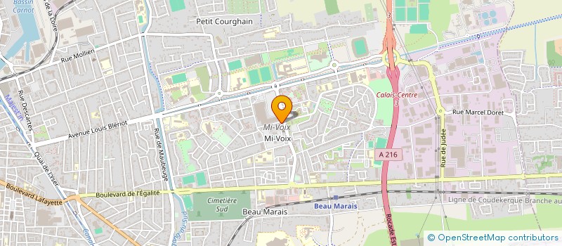 localisation de l'entreprise MONSIEUR BENJAMIN DUPUIS à CALAIS
