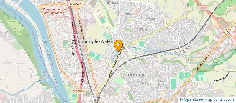 localisation de l'entreprise MONSIEUR BENJAMIN DUPUIS à BOURG-LES-VALENCE