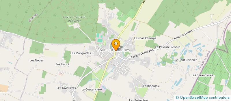 localisation de l'entreprise MONSIEUR BENJAMIN DUPUIS  BRAIN-SUR-ALLONNES