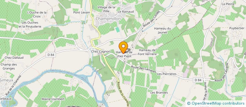 localisation de l'entreprise MONSIEUR BENJAMIN DUQUEROIX à CHAMPMILLON