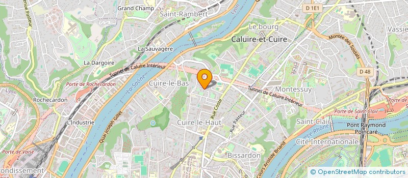 localisation de l'entreprise MONSIEUR BENJAMIN DURAND  CALUIRE-ET-CUIRE