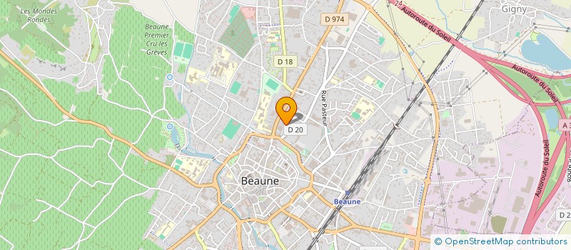 localisation de l'entreprise MONSIEUR BENJAMIN DURAND à BEAUNE