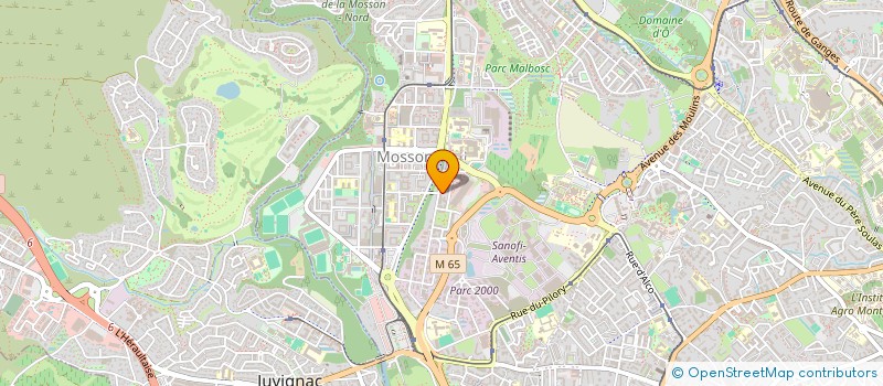 localisation de l'entreprise MONSIEUR BENJAMIN DURAND  MONTPELLIER