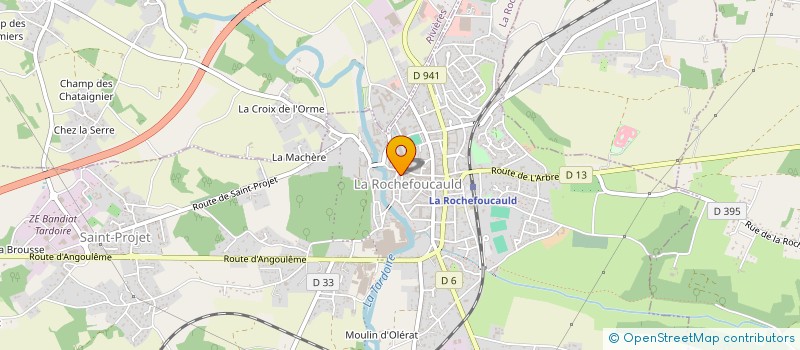 localisation de l'entreprise MONSIEUR BENJAMIN DURAND  LA ROCHEFOUCAULD-EN-ANGOUMOIS