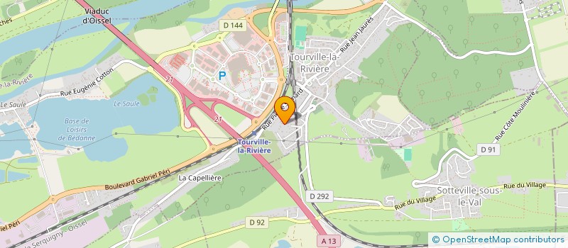 localisation de l'entreprise MONSIEUR BENJAMIN DUREUX  TOURVILLE-LA-RIVIERE