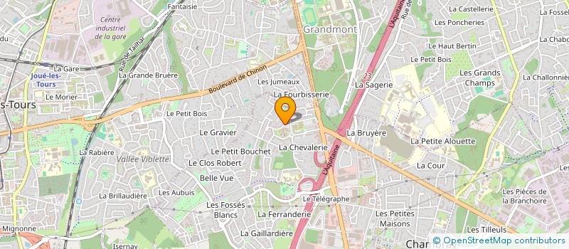 localisation de l'entreprise MONSIEUR BENJAMIN DUTERDE  CHAMBRAY-LES-TOURS