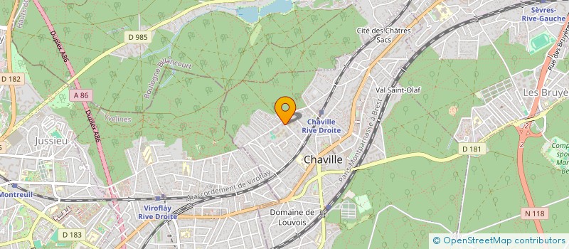 localisation de l'entreprise MONSIEUR BENJAMIN DUVIVIER à CHAVILLE