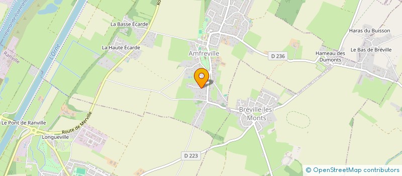 localisation de l'entreprise MONSIEUR BENJAMIN EDEINE à AMFREVILLE