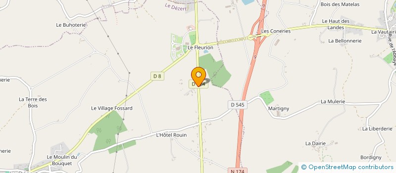 localisation de l'entreprise MONSIEUR BENJAMIN EDELIN  LE DEZERT