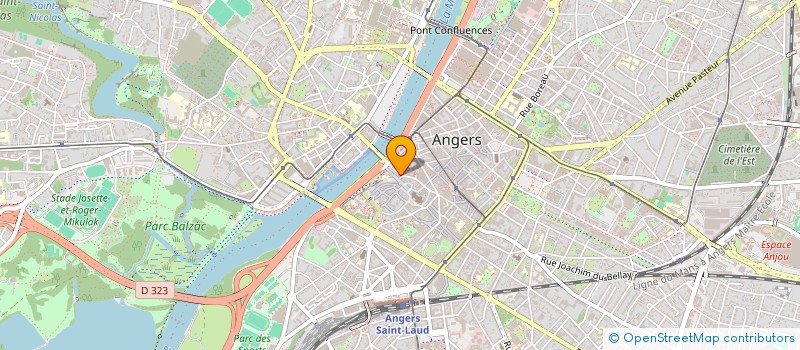 localisation de l'entreprise MONSIEUR BENJAMIN EIXARCH  ANGERS