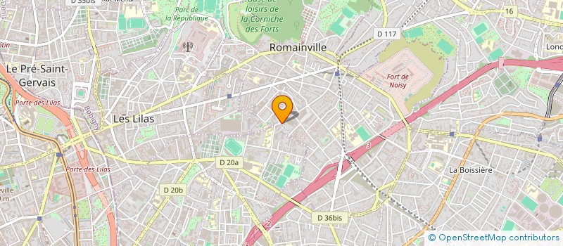 localisation de l'entreprise MONSIEUR BENJAMIN ELBAZ à ROMAINVILLE