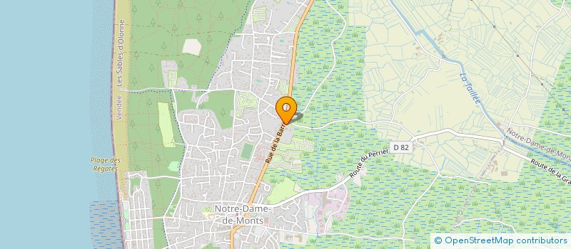 localisation de l'entreprise MONSIEUR BENJAMIN ENCUENTRA  NOTRE-DAME-DE-MONTS