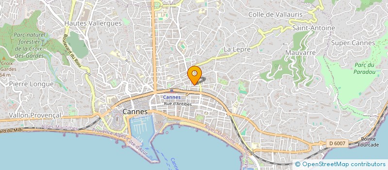 localisation de l'entreprise MONSIEUR BENJAMIN ERBIBOU à CANNES