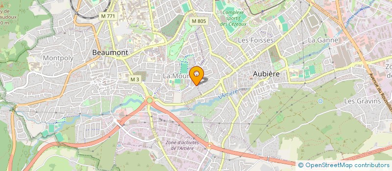 localisation de l'entreprise MONSIEUR BENJAMIN ERRARD  CLERMONT-FERRAND