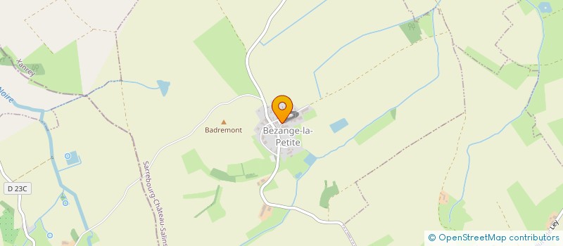 localisation de l'entreprise MONSIEUR BENJAMIN ESCH  BEZANGE-LA-PETITE