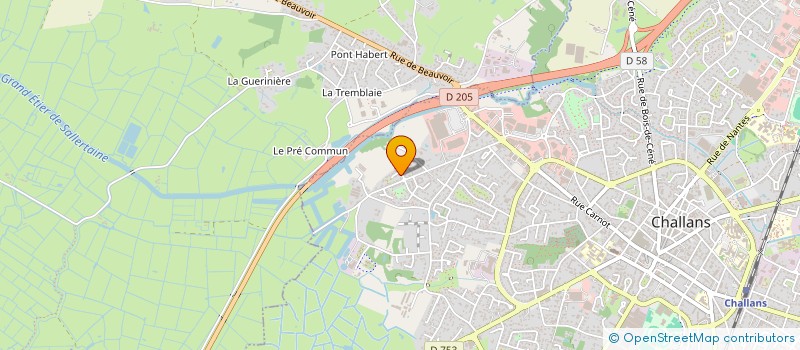 localisation de l'entreprise MONSIEUR BENJAMIN ETIENNE à SALLERTAINE