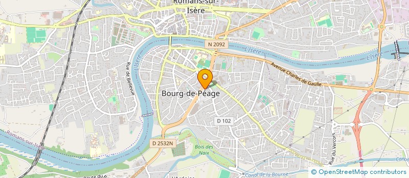 localisation de l'entreprise MONSIEUR BENJAMIN EUSTACHE  BOURG-DE-PEAGE