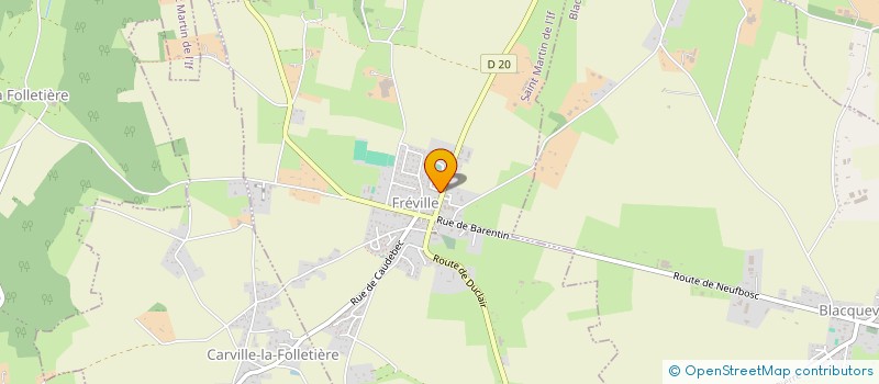 localisation de l'entreprise MONSIEUR BENJAMIN EVRARD  SAINT MARTIN DE L'IF