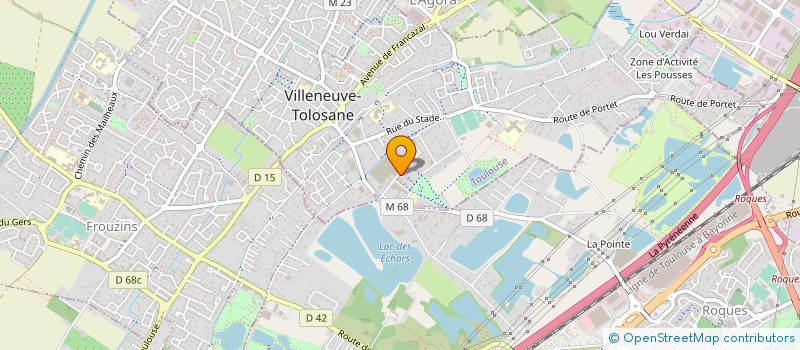 localisation de l'entreprise MONSIEUR BENJAMIN EYCHENNE à VILLENEUVE-TOLOSANE