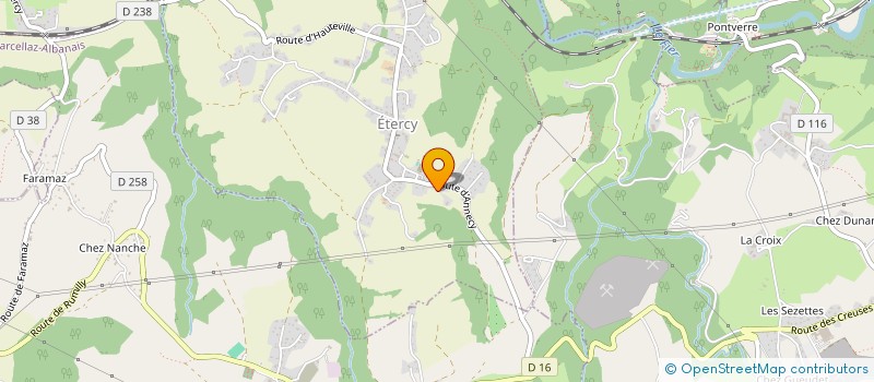 localisation de l'entreprise MONSIEUR BENJAMIN FABIOUX  ETERCY