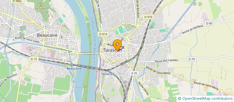 localisation de l'entreprise MONSIEUR BENJAMIN FABRE  TARASCON