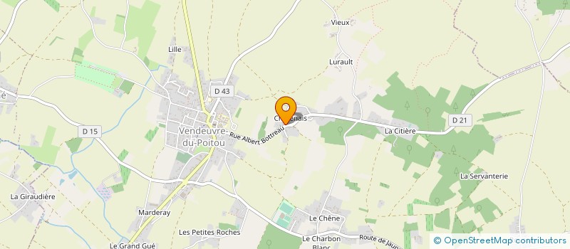 localisation de l'entreprise MONSIEUR BENJAMIN FABRE à SAINT-MARTIN-LA-PALLU