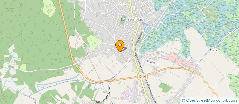 localisation de l'entreprise MONSIEUR BENJAMIN FACON à LA TREMBLADE