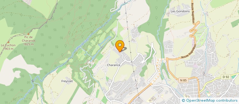 localisation de l'entreprise MONSIEUR BENJAMIN FAIVRE  GAP