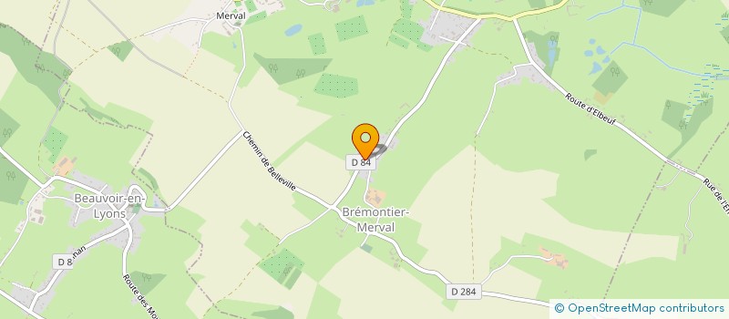 localisation de l'entreprise MONSIEUR BENJAMIN FARDEL  BREMONTIER-MERVAL