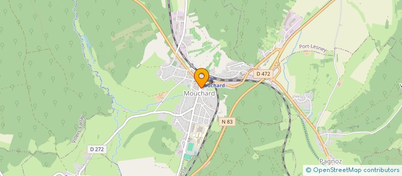 localisation de l'entreprise MONSIEUR BENJAMIN FAREY  MOUCHARD