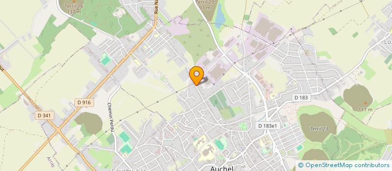 localisation de l'entreprise MONSIEUR BENJAMIN FARSANG  AUCHEL