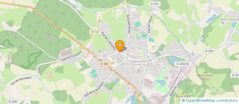 localisation de l'entreprise MONSIEUR BENJAMIN FAUCHOIS  DESVRES