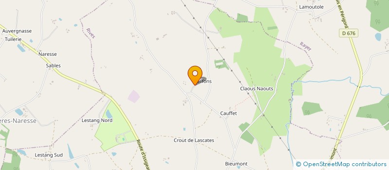 localisation de l'entreprise MONSIEUR BENJAMIN FAURE  LAUSSOU