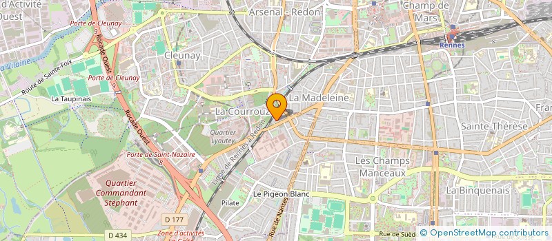 localisation de l'entreprise MONSIEUR BENJAMIN FAURE  SAINT-JACQUES-DE-LA-LANDE