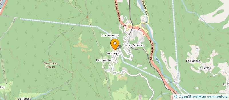 localisation de l'entreprise MONSIEUR BENJAMIN FAURE  LES HOUCHES