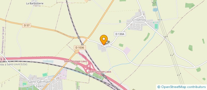 localisation de l'entreprise MONSIEUR BENJAMIN FAURIE  CRISENOY