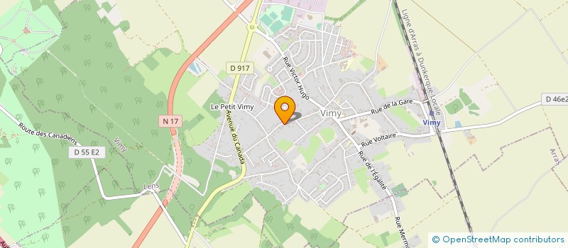 localisation de l'entreprise MONSIEUR BENJAMIN FEDOR à VIMY