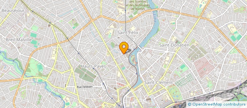 localisation de l'entreprise MONSIEUR BENJAMIN FELY à NANTES