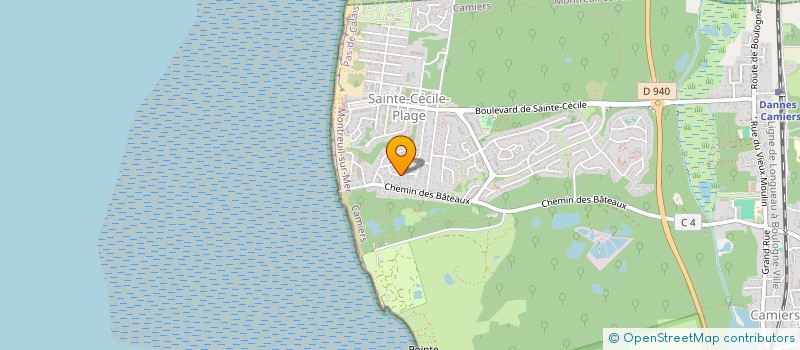 localisation de l'entreprise MONSIEUR BENJAMIN FENESTRE  CAMIERS