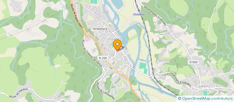 localisation de l'entreprise MONSIEUR BENJAMIN FENNINGER  USTARITZ