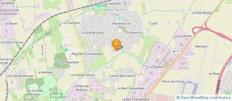 localisation de l'entreprise MONSIEUR BENJAMIN FERCHOUCHE  NEUILLE-PONT-PIERRE