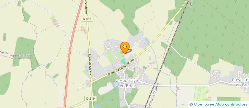 localisation de l'entreprise MONSIEUR BENJAMIN FERIAUD  LA HOUSSAYE-EN-BRIE