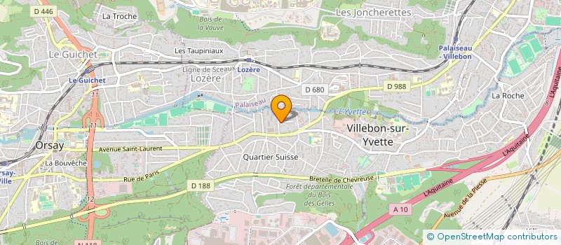 localisation de l'entreprise MONSIEUR BENJAMIN FERNANDEZ à VILLEBON-SUR-YVETTE