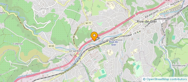 localisation de l'entreprise MONSIEUR BENJAMIN FERRAND à RIVE-DE-GIER